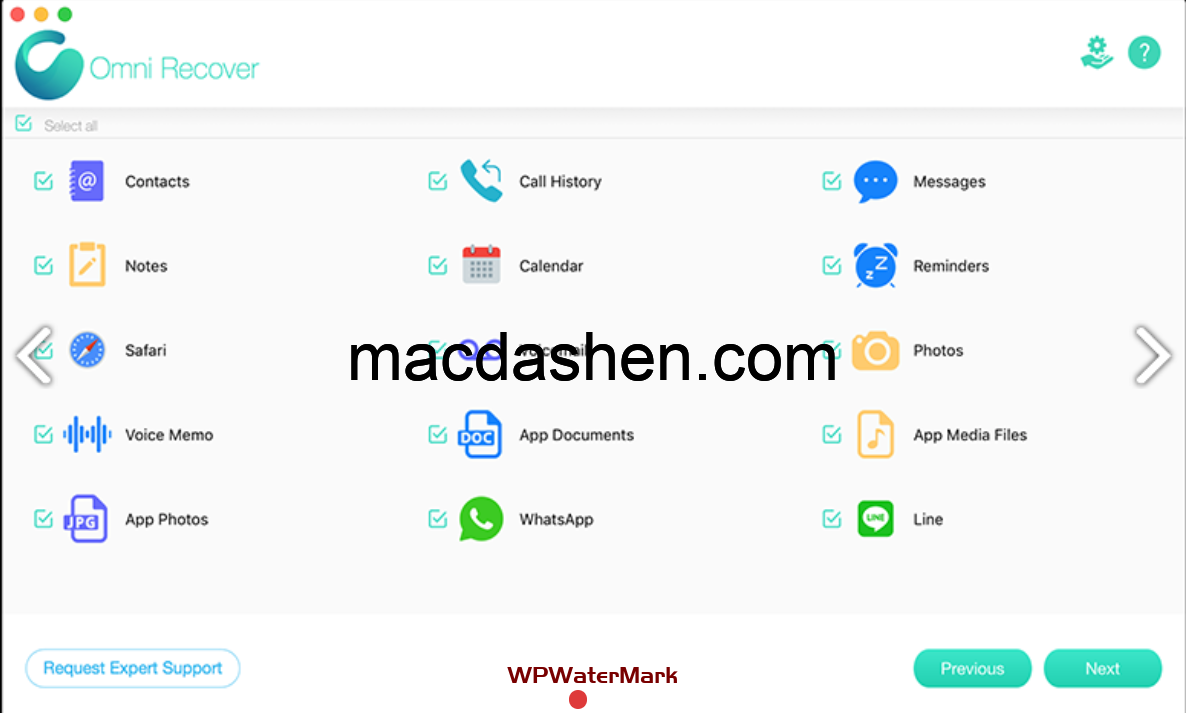 Omni Recover IOS数据恢复软件 iPhone数据恢复软件 Mac版 苹果电脑 Mac软件-mac大神